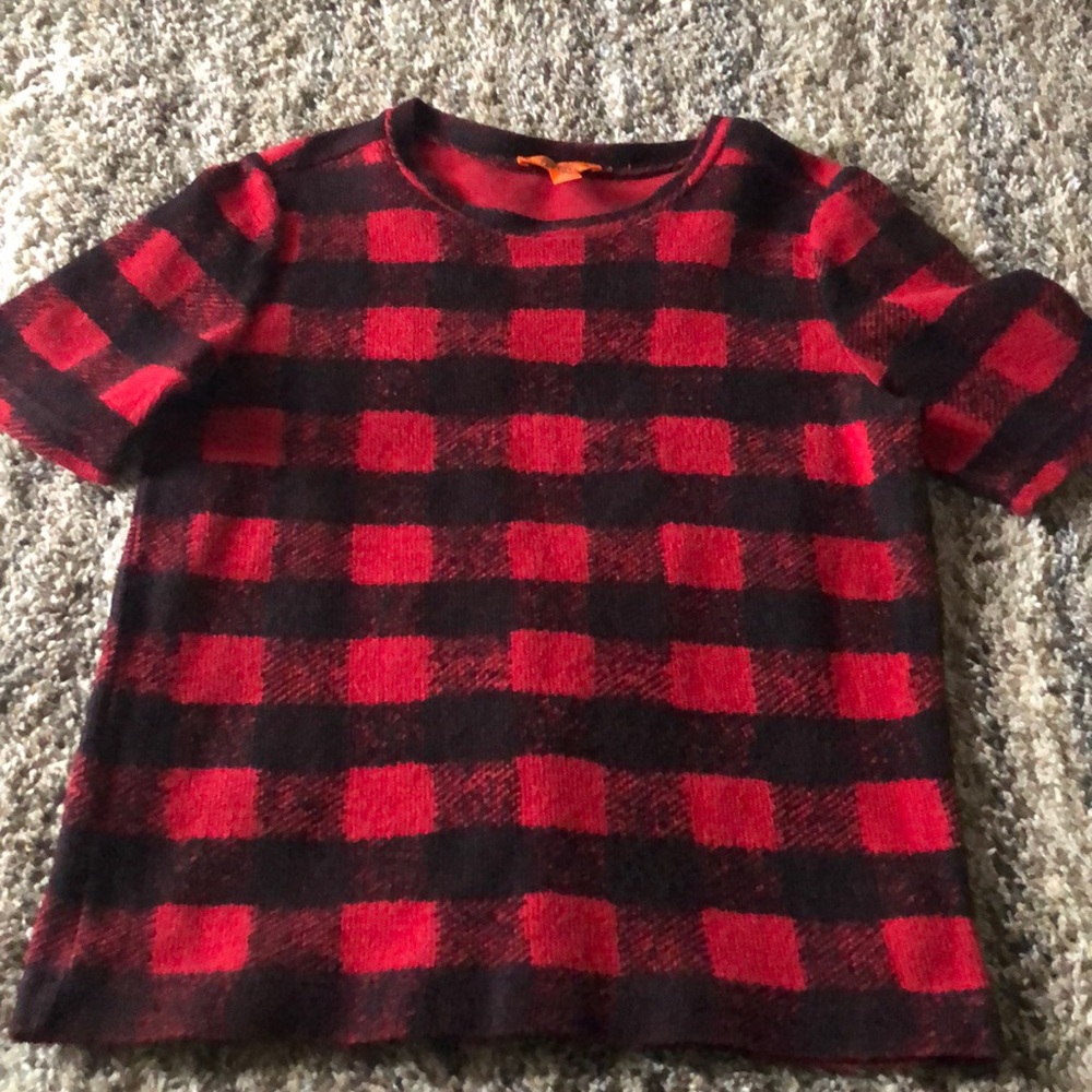 Buffalo plaid top